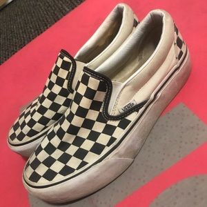 checkered vans